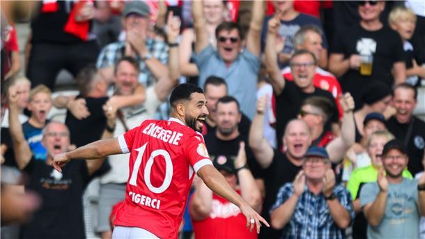 Dank Ersatzkeeper: Cottbus wirft Hannover aus dem Pokal Tolcay Cigerci lässt Energie Cottbus früh jubeln.