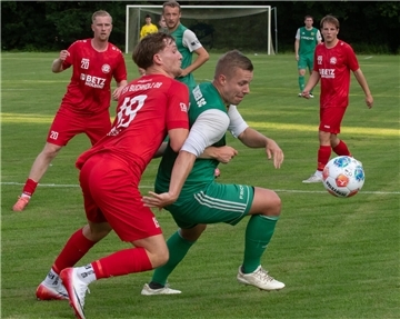 Torjäger Darvin Stüve zeigte sich bei den Elsdorfer Pokalwochen in guter Frühform, erzielte gegen Buchholz das 1:0. Gegen Spelle/Venhaus wird sein Torinstinkt wieder gefragt sein.