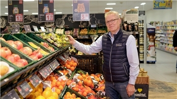 Torsten Cord in seinem Edeka