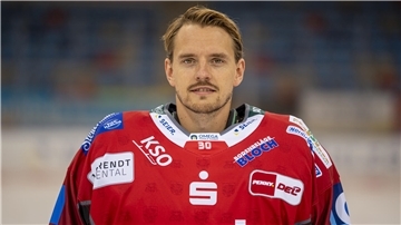 Torwart Kristers Gudlevskis war einer von sieben Pinguins-Spielern, die mit ihren Nationalteams um ein Olympiaticket kämpften.