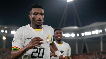 Tottenham-Star Mohammed Kudus hat mit Ghana den Sprung zur WM geschafft. (Archivbild)