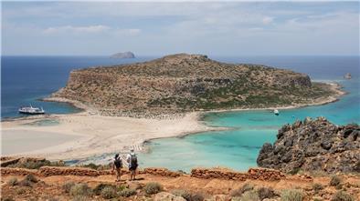 Touristen m nordöstlichen Teil der Insel Kreta (Archivbild).
