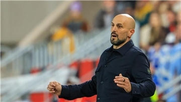 Trainer Antonio Di Salvo will gegen Nordirland wieder mehr Grund zum Jubeln haben.