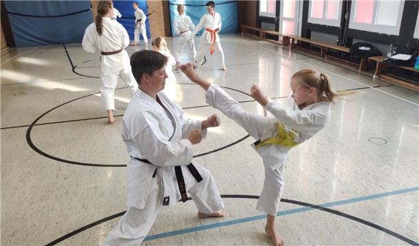 Karate-Abteilung des TSV Gnarrenburg sucht immer wieder nach Nachwuchs Trainerin Yvonne Betke