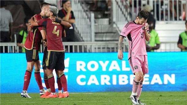 Trauriges Aus für Messi. 