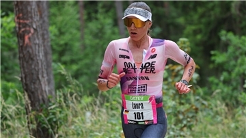 Triathletin Laura Philipp war in Roth eine Klasse für sich.
