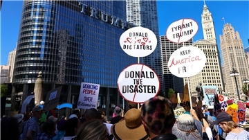 Trump demonstriert seine Macht - und in Chicago kocht die Stimmung hoch. (Archivbild)