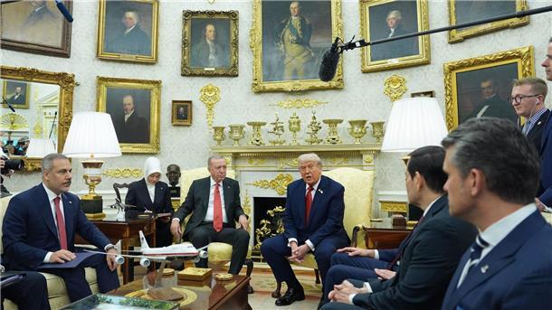 Trump findet das Verhältnis zu Erdogan „augezeichnet“. 