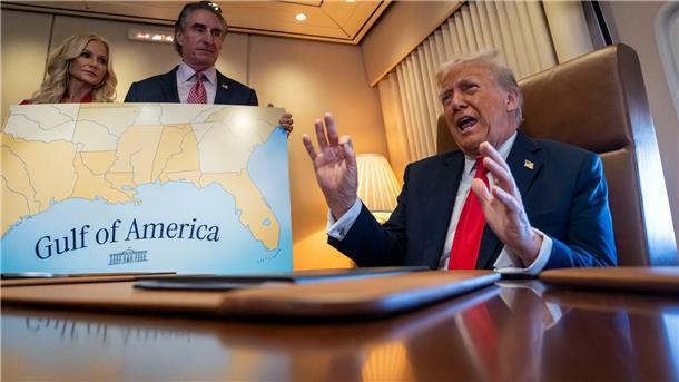 Mexiko erwägt Klage gegen Google wegen „Golf von Amerika“ Trump hatte die Umbenennung kurz nach seinem Amtsantritt angeordnet. (Archiv)
