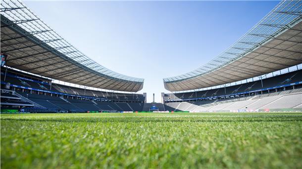 Ein Fußballstadion