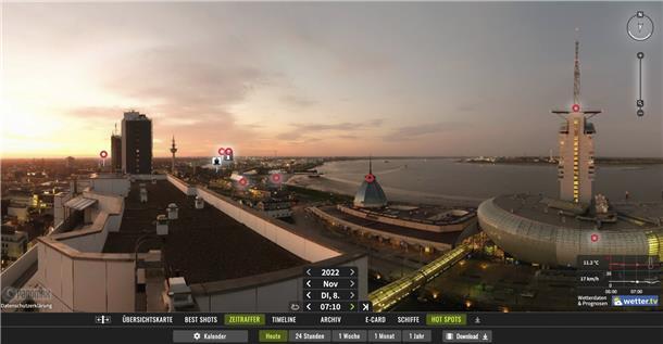 So traumhaft begann heute morgen der Tag in Bremerhaven Um 7.10 Uhr...