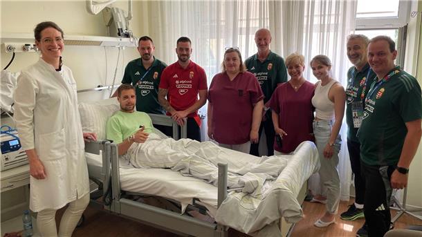 Ungarns Barnabas Varga ist aus dem Krankenhaus entlassen worden.