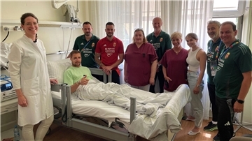 Ungarns Barnabas Varga ist aus dem Krankenhaus entlassen worden.