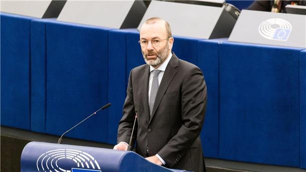 „Unsere amerikanischen Freunde mit ihren Partnern nicht alleine lassen“: Manfred Weber.