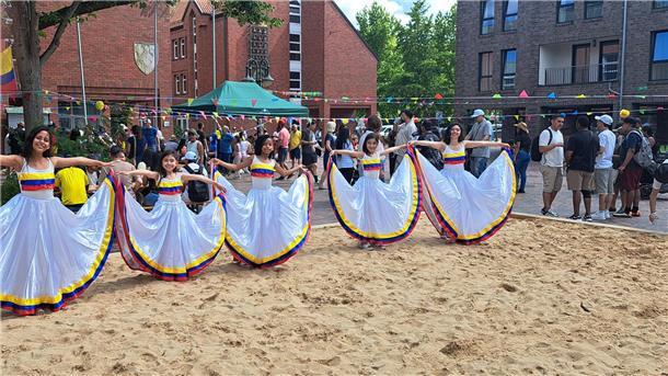 Unter anderem wurde am Citybeach ein kolumbianisches Sommerfest gefeiert.