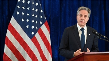 US-Außenminister Antony Blinken hat Chinas Vorgehen scharf kritisiert.