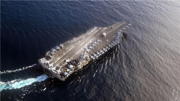 US-Flugzeugträger zu Nato-Übung in der Nordsee US-Flugzeugträger zu Nato-Übung in der Nordsee
