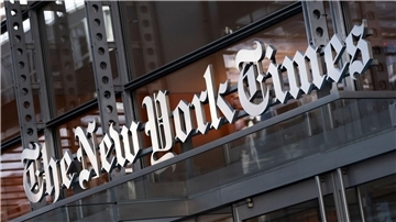 US-Präsident Donald Trump hat eine Milliarden-Klage gegen die renommierte „New York Times“ eingereicht - die Zeitung kritisiert das scharf. (Archivbild)