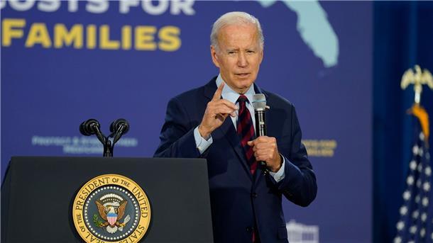 Könnten die „Midterm“-Wahlen Folgen für Ukraine-Krieg haben? US-Präsident Joe Biden zeigt sich angesichts der Drohnungen der Republikaner, die Ukraine-Hilfen kappen zu wollen, „besorgt“.