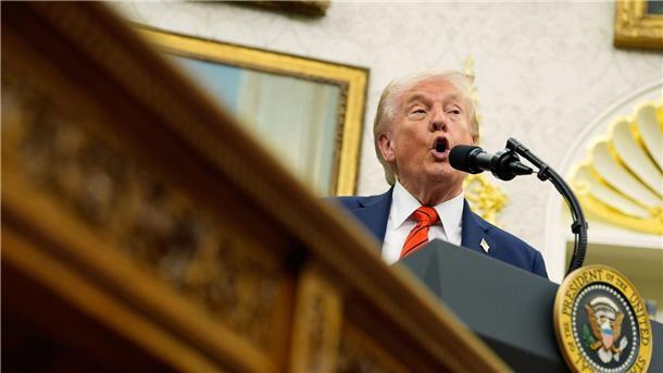 US-Präsident Trump drohte jüngst mit neuen Zöllen gegen China-Importe. (Archivbild) 