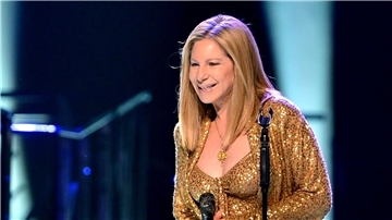 US-Sängerin Barbra Streisand 2013 bei einem Konzert in Berlin.