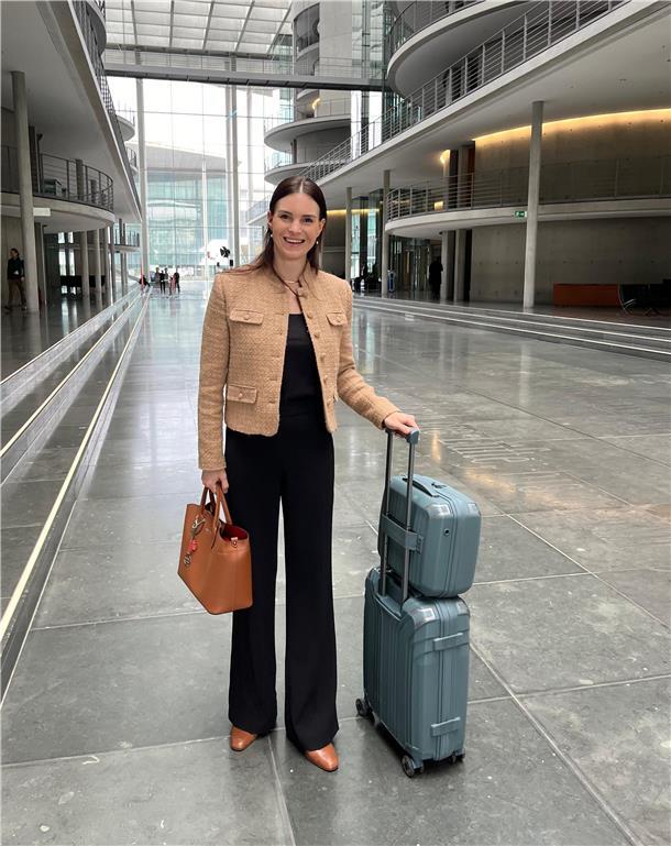 Neue Bundestagsabgeordnete Vanessa Zobel in Berlin eingetroffen Vanessa Zobel traf gestern in Berlin ein.