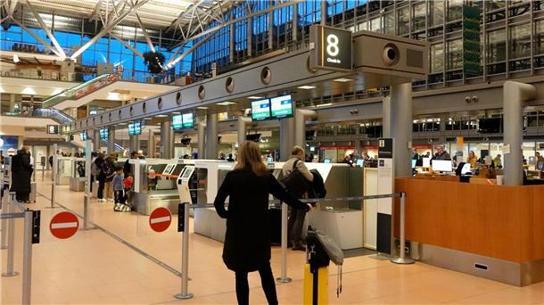 Verdi hat zu einem weiteren Warnstreik am Flughafen Hamburg aufgerufen.