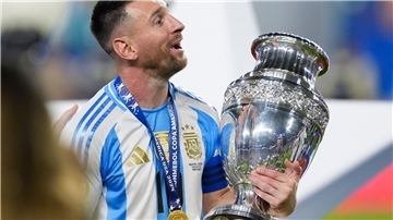 Verletzte sich im Final der Copa América: Lionel Messi