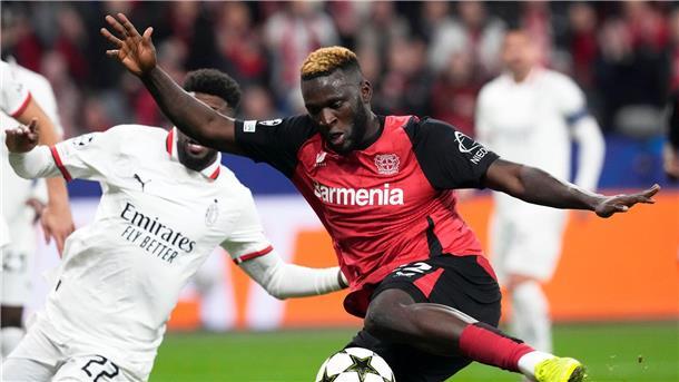 Medizincheck dauert an: Droht Boniface-Wechsel zu scheitern? Victor Boniface steht vor einem Wechsel zum italienischen Club AC Mailand. (Archivbild)