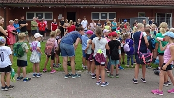 Viel los war beim Kids-Sporttag des MTSV Selsingen. Fast 70 Mädchen und Jungen nahmen teil.