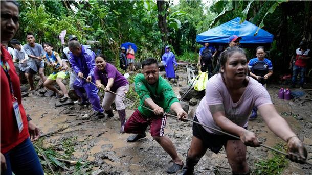 Taifun „Yagi“ fegt über das Südchinesische Meer Viele der Todesopfer auf den Philippinen starben bei Erdrutschen.