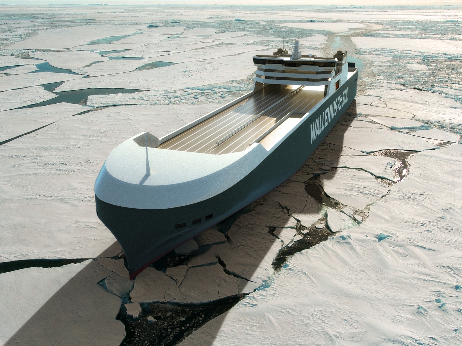 Vier eisgängige RoRo-Schiffe mit Flüssiggasantrieb will Wallenius SOL in China bauen lassen. 2021 sollen sie ausgeliefert werden.