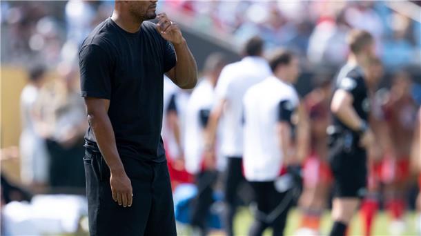 Kompanys Rotations-Logik muss gegen Flamengo aufgehen Vincent Kompany in kurzer Hose am Spielfeldrand. Auch dem Trainer verlangte die Hitze alles ab.