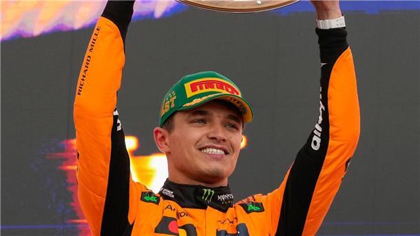 Vize-Weltmeister Lando Norris ist mit einem Sieg in die neue Saison gestartet.