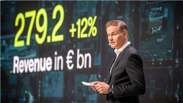 Volkswagen-CEO Oliver Blume legt in Berlin die Geschäftszahlen für 2022 vor.