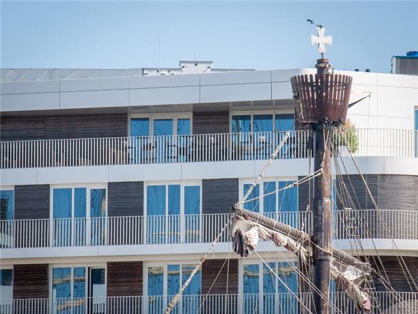 Das sind die besten Foto-Spots für die Maritimen Tage in Bremerhaven Dachbar des Liberty Hotels