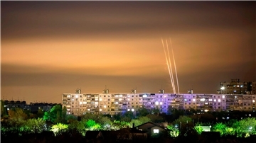 Von der russischen Grenzstadt Belgorod aus werden immer wieder Raketen auf die Ukraine geschossen.