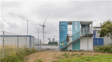 Neuer Aussichtsturm beim Wasserstoff-Testfeld