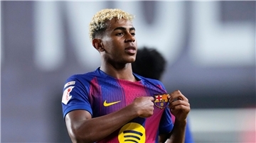 Von ihm kann der Fan ein Sondertrikot kaufen: Lamine Yamal. (Archivbild)