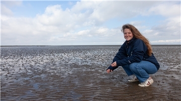 Von Mannheim auf den Meeresgrund: Diana Könemann ist die erste Bundesfreiwilligendienst-Leistende im Nationalpark-Haus Wurster Nordseeküste.