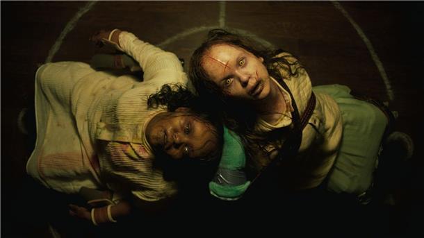 Vor dem Kinderfilm „Paw Patrol“ wurden in einem Kino Trailer von den Horrorfilmen „Der Exorzist: Bekenntnis“ und „Saw X“ gezeigt.
