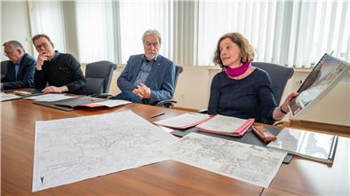 Vorstellung des Programms Stadtumbau und Soziale Stadt Gebiet Lehe-West / Mitte-Nord mit Carolin Kountchev, Leiterin Stadtplanungsamt.