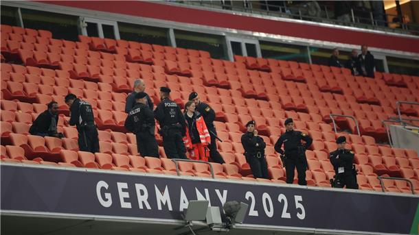 Während des Endspiels in München gab es einen Notfall.