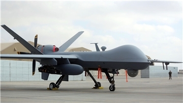 Bericht: Drohnen des US-Militärs kreisen über Gazastreifen Während des Gaza-Kriegs kamen US-Drohnen vom Typ MQ-9 Reaper zum Einsatz. (Archivbild)