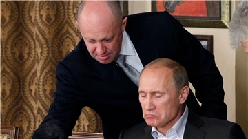 Wagner-Chef Jewgeni Prigoschin (oben) und der russische Präsident Wladimir Putin hatten zuletzt Differenzen.
