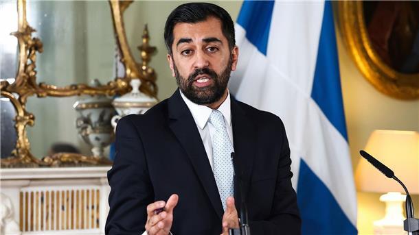 Schottlands Regierungschef Yousaf tritt zurück War Ende März 2023 nach Sturgeons überraschendem Rücktritt ins Amt gekommen: Humza Yousaf.