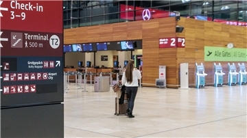 Wegen einer Drohnensichtung wurde der Flugbetrieb am BER zwischenzeitlich eingestellt. 