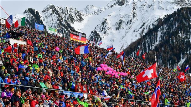 Gesucht: Biathlon-Fans von morgen - Premiere in München Werden auch in Zukunft die Biathlon-Stadien voll sein? (Archivbild)