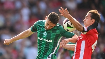 Werder Bremen ließ den Haushgerren aus Cottbus keine Chanc.