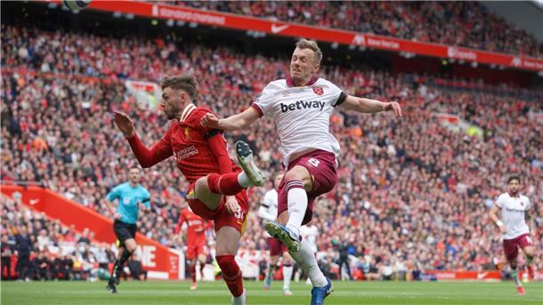 West Ham verlangte Liverpool viel ab. 